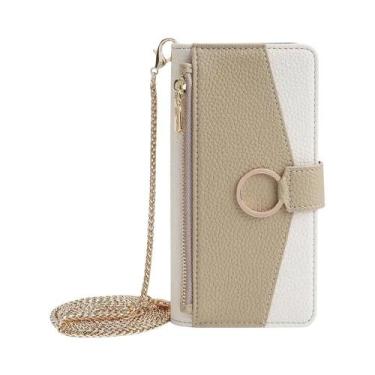 Imagem de Capa Carteira De Couro Transversal Com Alça Para Motorola G34 G04 G24 