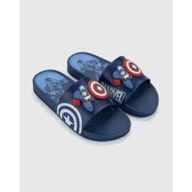 Imagem de Chinelo Slide Infantil Grendene Kids Dash Marvel-Masculino