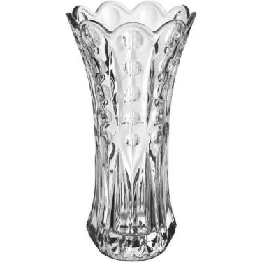Imagem de Vaso Decorativo Enfeite Casa Floreiro Home&co Vidro 29x14x14cm Transpa