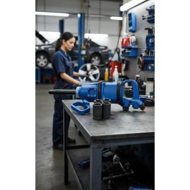 Imagem de Chave Impacto Pneumática 1" Longa 345Kgfm Potente - Congratulations St