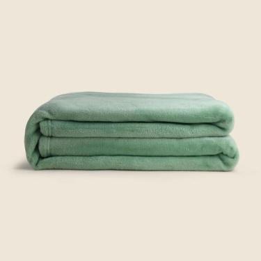 Imagem de Cobertor Flannel Verde - ACASA - ACASA, Casal, Verde