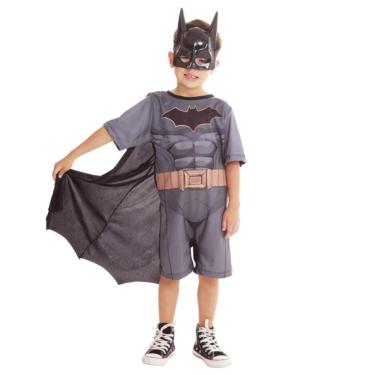 Imagem de Fantasia Batman com Máscara Tamanho P - Nova Brink