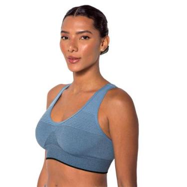 Imagem de Top Feminino Trifil Sem Costura Academia Sport Sem Bojo e Sem Aro Bási