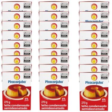 Imagem de Kit 27 Leite Condensado Semidesnatado Piracanjuba 270g
