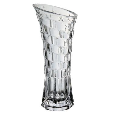 Imagem de VASO DECORATIVO ENFEITE PLANTA FLOREIRO VIDRO 24x10x10cm TRANSPARENTE