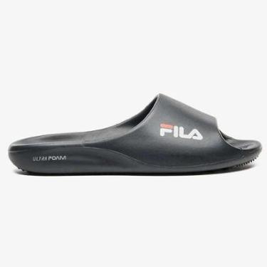 Imagem de Chinelo Feminino Drifter Foam Preto Vermelho Branco Fila F02SD00016-508-Feminino