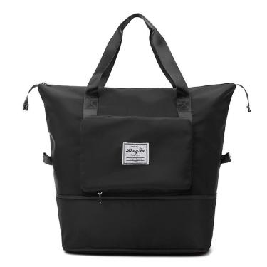Imagem de Bolsa de Viagem 28x42x22cm em Tecido Oxford Impermeável Dobrável Grande Capacidade com...