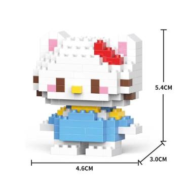 Imagem de Brinquedo Blocos de Montar Infantil Educativo W2601-18 com Animais em Plástico ABS Ecol...