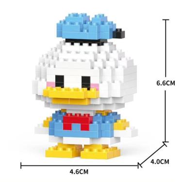 Imagem de Brinquedo Blocos de Montar Infantil W2601-07 Educativo com Animais em Plástico ABS Ecol...