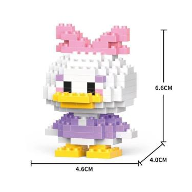 Imagem de Brinquedo Blocos de Montar Infantil W2601-08 Educativo com Animais em Plástico ABS Ecol...
