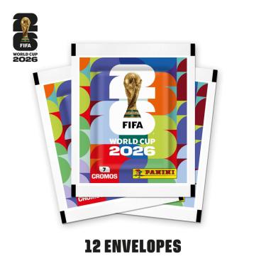 Imagem de Kit 12 Envelopes com Figurinhas Copa do Mundo 2026 Panini
