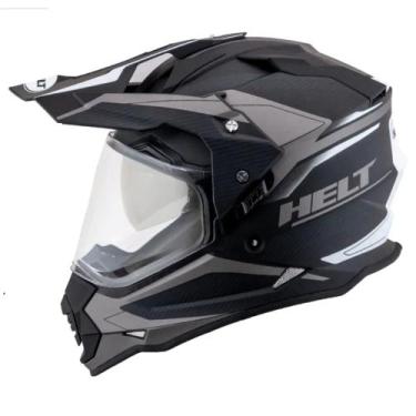 Imagem de Capacete Helt Cross Vision Titanium Com Óculos Interno tamanho 60