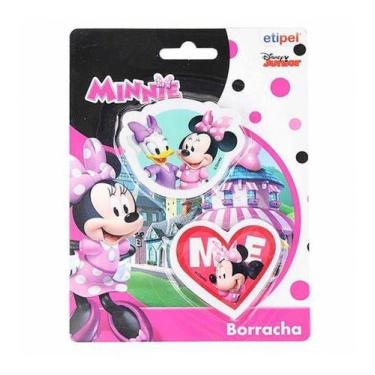 Imagem de Borracha escolar com 2 peças minnie na cartela - etipel