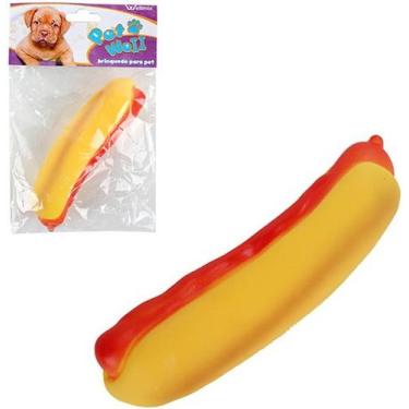 Imagem de Brinquedo para cachorro modelo cachorro quente com som - Western pet