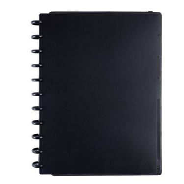 Imagem de Caderno de discos all black g - 80 folhas - 11 discos-diskô - Disko