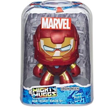 Imagem de Boneco Mighty Muggs Marvel Homem de Ferro Hasbro - 630509698868