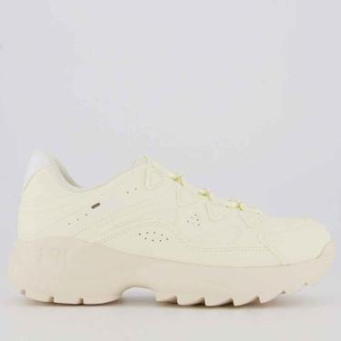 Imagem de Tênis Fila Evolux Feminino Creme e Branco, 35