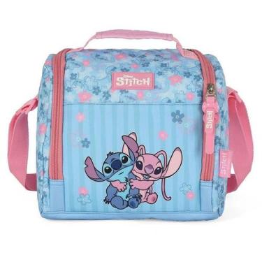 Imagem de Lancheira Térmica Stitch Mão Ombro Rosa Luxcel