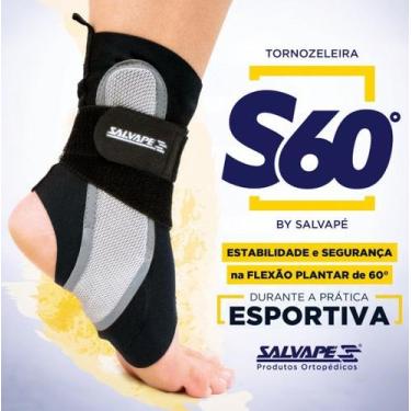 Imagem de Tornozeleira S60º Salvapé - Suporte e Proteção para Tornozelo, Esquerd