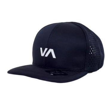 Imagem de Boné RVCA Aba Curva Vent Cap Stapback SM25 Preto, Preto, Único