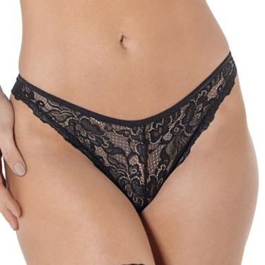 Imagem de Calcinha fio-Dental Lover Feminina Demillus 051839, EG, Branco