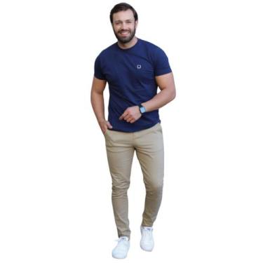 Imagem de Calça Masculina Esporte Fino - LSA MODA, Bege clara, 38