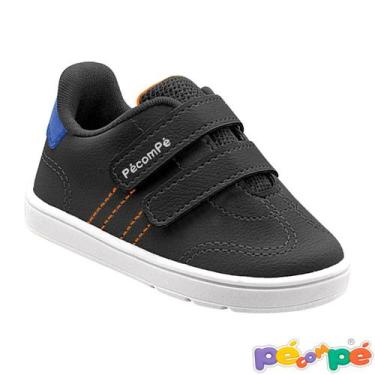Imagem de Sapato Bebe Pé com pé Nenem Primeiros Passos, Preto, 23