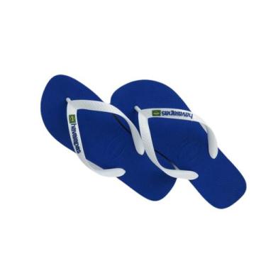 Imagem de Chinelo Havaianas Brasil Logo, Azul, 37