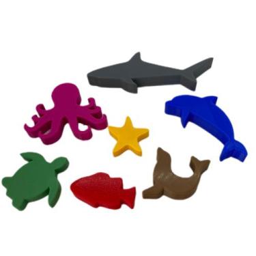 Imagem de Mini Animais Marinhos  Diversão e Criatividade - sisper design