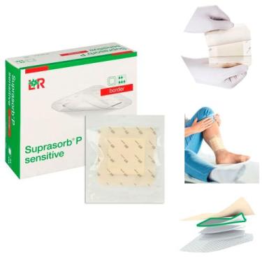 Imagem de Curativo Suprasorb P Sensitive Silicone Espuma 15x15cm - Lohmann & Rau
