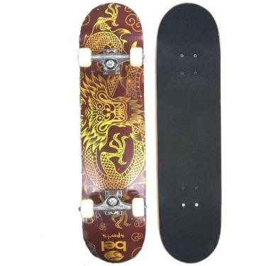 Imagem de Skate Semi-Profissional Rodas PU - 4020 - Bel fix