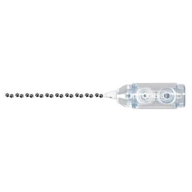 Imagem de Fita Decorativa Tilibra Patinhas Fácil de Aplicar e Manusear 5MM X 3M 