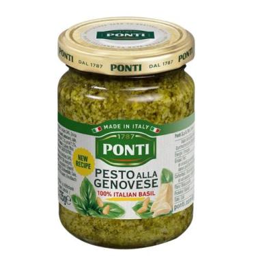 Imagem de Molho Pesto Genovese Importado Itália Original Ponti 135g
