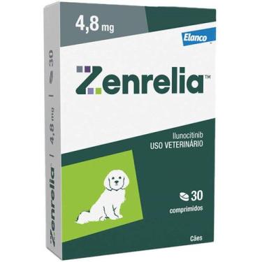 Imagem de Dermatológico Elanco Zenrelia 4,8mg para Cães Embalagem com 30 Comprim