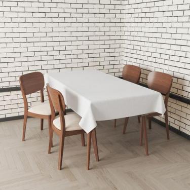 Imagem de 30 Toalha Mesa Térmica Plástico Pvc Linho Br Atacado 140x180 - IDEALIZ