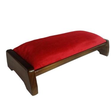 Imagem de Genuflexório Ajoelhador para Oração - KANDO Ateliê, Vermelho