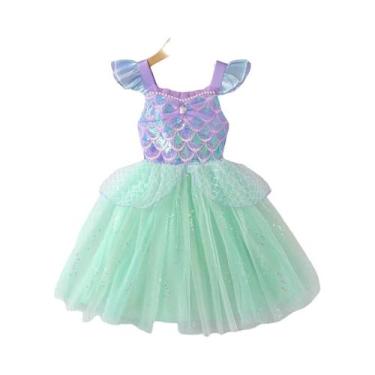 Imagem de Vestido De Dança De Bailarina Com Lantejoulas Para Meninas, Saia Tutu 