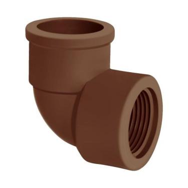 Imagem de Joelho Liso Rosca Soldável 90 X 20 X 1-2 com Encaixe Firme e Resistente ao Desgaste e à Corrosão Corr Plastik