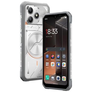 Imagem de Celular Blackview Fort 100 NFC Dual SIM de 128GB 24GB RAM de 6.56" 16 