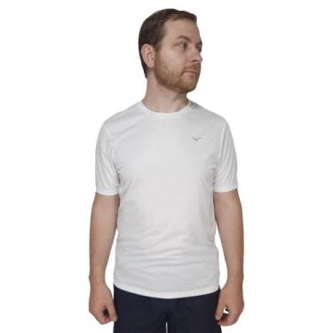 Imagem de Camiseta Mizuno Spark 2 Masculina, G, Branco