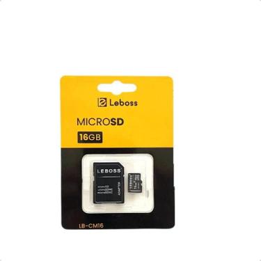 Imagem de Cartão de Memória Micro SD TF Com Adaptador 16Gb Leboos LBCM16