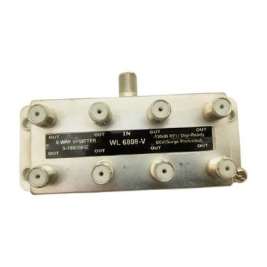 Imagem de Divisor de Sinal de Antena 8 Saídas para Antenas Coletivas e TV a Cabo