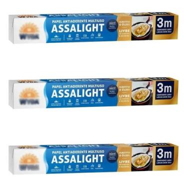 Imagem de Papel Assalight Premium 3m Wyda 3 Rolos - Congratulations Store