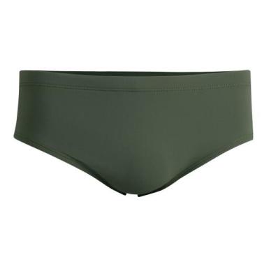 Imagem de Sunga Slim Praia Proteção UV50+ Adulto Mash 303.30, Verde militar, P