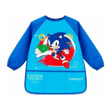 Imagem de Avental I Pintura Escolar c/ Manga Comprida e Bolso Sonic - Leonora