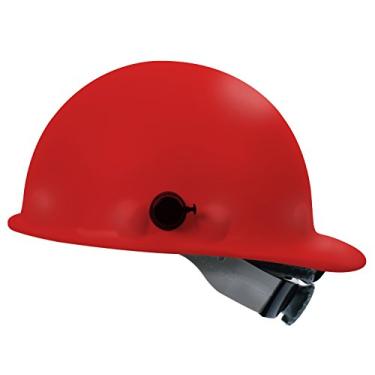 Imagem de Fibre-Metal by Honeywell P2AQSW15A000 Super oito Swing Strap Fibra Vidro Boné Estilo Boné Rígido com Quick-Lok, Vermelho