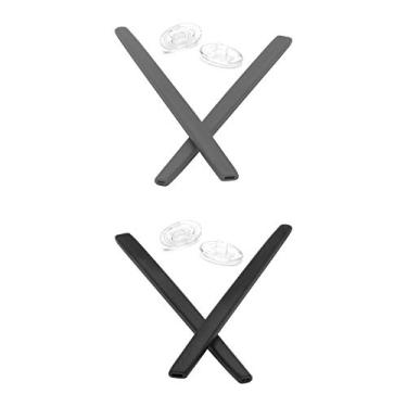 Imagem de Mryok Bocal de substituição para óculos de sol Oakley W Square Wire, Cinza e preto, One Size