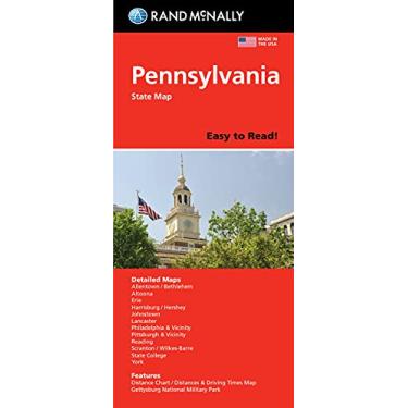 Imagem de Rand McNally Easy to Read Folded Map: Pennsylvania State Map