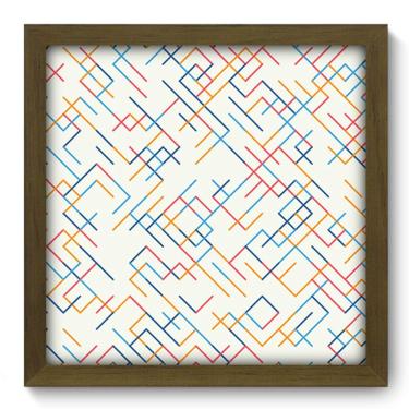 Imagem de Quadro Decorativo - Riscos - 33cm x 33cm - 234