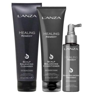 Imagem de Kit Healing Remedy Cleanser Shampoo, Condicionador E Scalp Balancing T